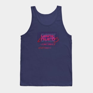 GAME LOVERS NEVER QUIT, CONTINUE Tank Top